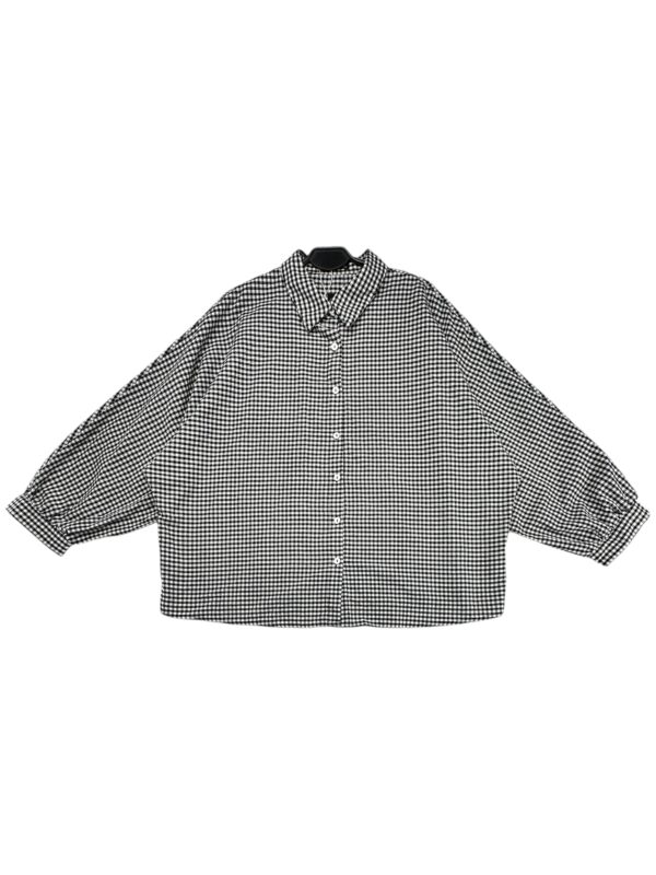 EMERY ROSE Koszula Damska Czarna Kratka XL