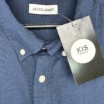 JACK&JONES Koszula Męska Niebieska XXL - zdjęcie 3