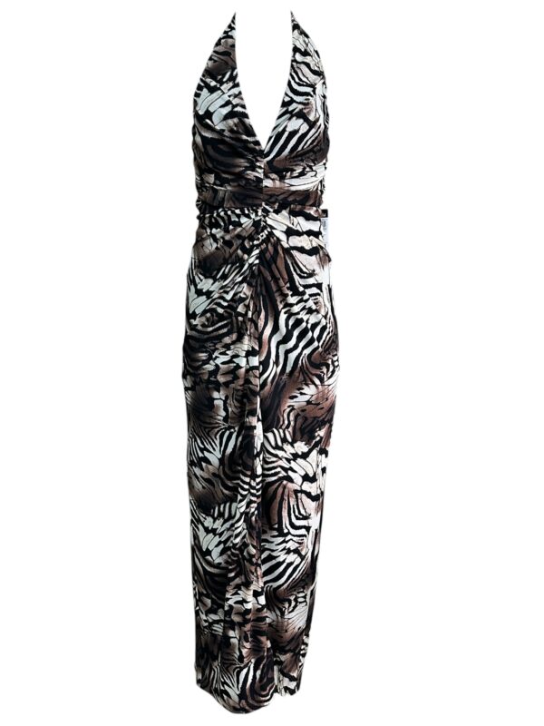 VERA MONT Sukienka Damska Wielokolorowa Zwierzęcy XXL