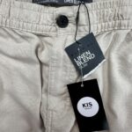 DENIM CO Spodnie Męskie Beżowe XL Len - zdjęcie 3