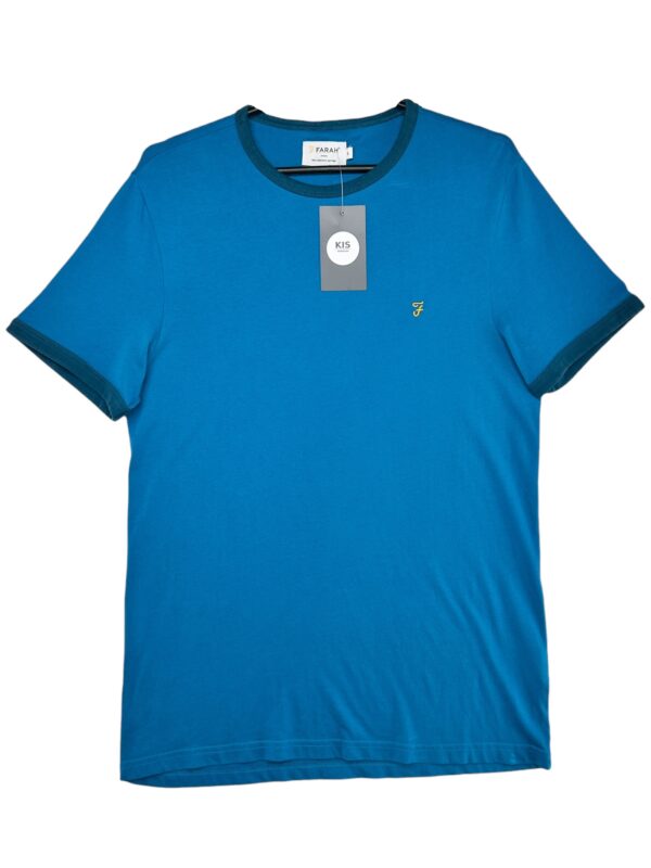 FARAH Koszulka Męska Niebieska S