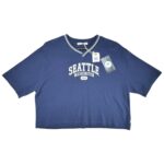 AMERICA TODAY Koszulka Damska Niebieska S - zdjęcie 1