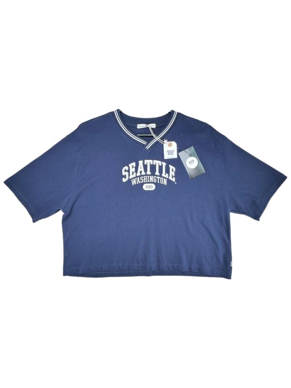 AMERICA TODAY Koszulka Damska Niebieska S