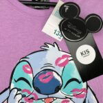 Primark Koszulka Dziecięca Fioletowa Print 134 - zdjęcie 3