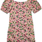 BOOHOO Sukienka Damska Różowa Kwiaty L Poliester - zdjęcie 2