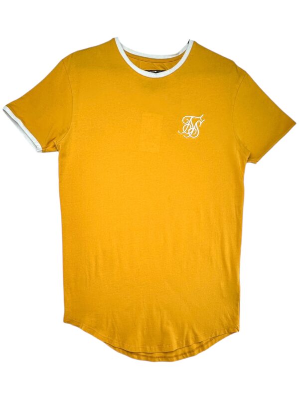 SIKSILK Koszulka Męska Żółta S