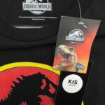 JURASSIC WORLD Koszulka Męska Czarna Logo XL - zdjęcie 3