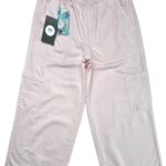 AMBITION APPAREL Jeansy Dziecięce Różowe 140 - zdjęcie 1