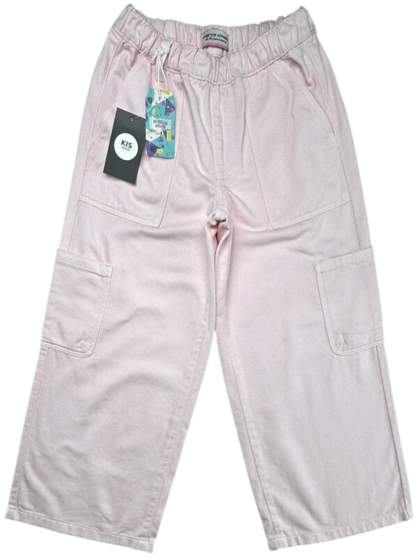 AMBITION APPAREL Jeansy Dziecięce Różowe 140