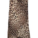 BISOU’S PROJECT Spódnica Damska Brązowa Zwierzęcy S - zdjęcie 1