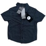 GEORGE Koszula Dziecięce Czarna Wzór 93 - zdjęcie 1