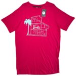 Koszulka Damska Różowa Napisy S/M - zdjęcie 1