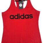 ADIDAS Koszulka Damska Czerwona L - zdjęcie 1