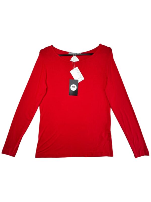 QUIOSQUE Bluzka Damska Czerwona M Wiskoza