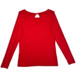 QUIOSQUE Bluzka Damska Czerwona M Wiskoza - zdjęcie 2