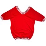 BY O LA LA…! Bluza Damska Czerwona ONE SIZE - zdjęcie 2