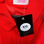 SAVIDA Koszula Damska Czerwona S - zdjęcie 3