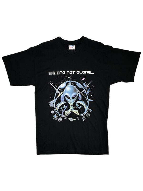 B&C Koszulka Męska Czarna Nadruk M