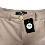 ELISABETTA FRANCHI Spodnie Damskie Beżowe S - zdjęcie 3