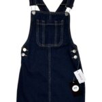 GEORGE Sukienka Ogrodniczki Dziecięce Granatowe 122 - zdjęcie 1