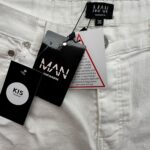 BOOHOOMAN Szorty Męskie Białe L - zdjęcie 3