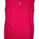 POMODORO Sukienka Damska Różowa XXL Len - zdjęcie 1