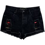 SIKSILK Spodenki Damskie Czarne S - zdjęcie 1