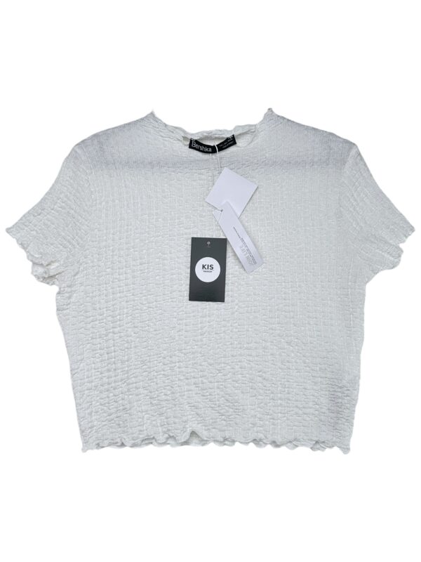 BERSHKA Bluzka Damska Biała L