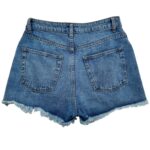 PRETTYLITTLETHING Szorty Damskie Niebieskie Przetarcia S - zdjęcie 2