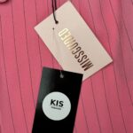 MISSGUIDED Szorty Damskie Różowe w Paski M - zdjęcie 3