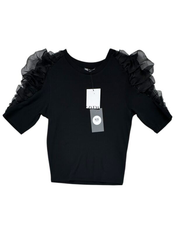 ZARA Bluzka Damska Czarna S