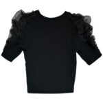 ZARA Bluzka Damska Czarna S - zdjęcie 2