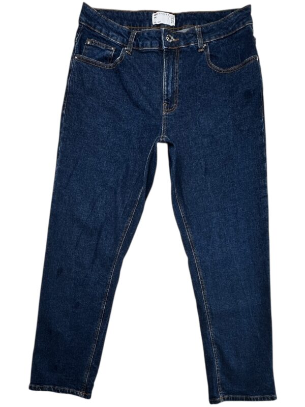 ASOS Jeansy Damskie Niebieskie XL