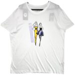 PRIMARK Koszulka Damska Biała Nadruk XL - zdjęcie 1