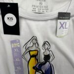 PRIMARK Koszulka Damska Biała Nadruk XL - zdjęcie 3