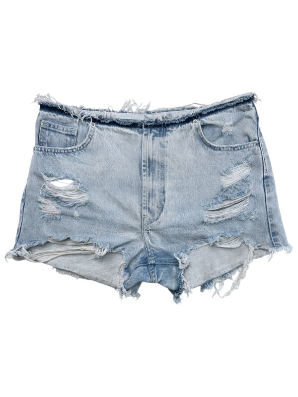 BERSHKA Szorty Damskie Niebieskie M