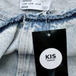 BERSHKA Szorty Damskie Niebieskie M - zdjęcie 3