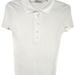 ZARA Koszulka Damska Biała S - zdjęcie 1