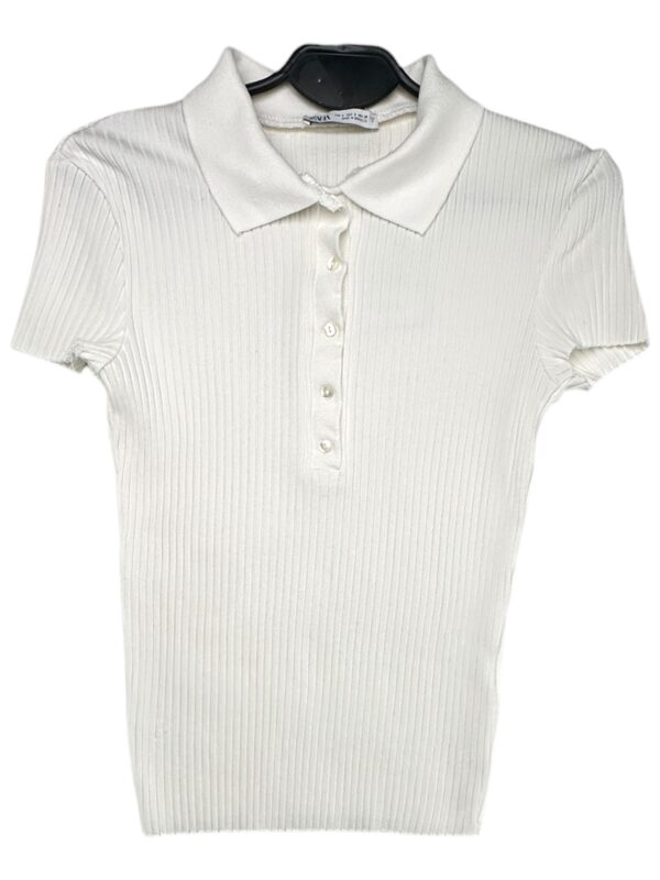 ZARA Koszulka Damska Biała S