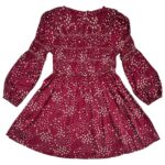 I LOVE GIRLSWEAR Sukienka Dziecięce Czerwona Kwiatowa 134 - zdjęcie 2