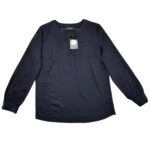 DUNNES Bluzka Damska Granatowa M - zdjęcie 1