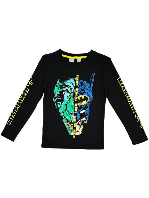 BATMAN Bluzka Dziecięca Czarna Nadruk 150