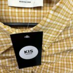 COLLUSION Koszula Damska Beżowa Kratka XXS - zdjęcie 3