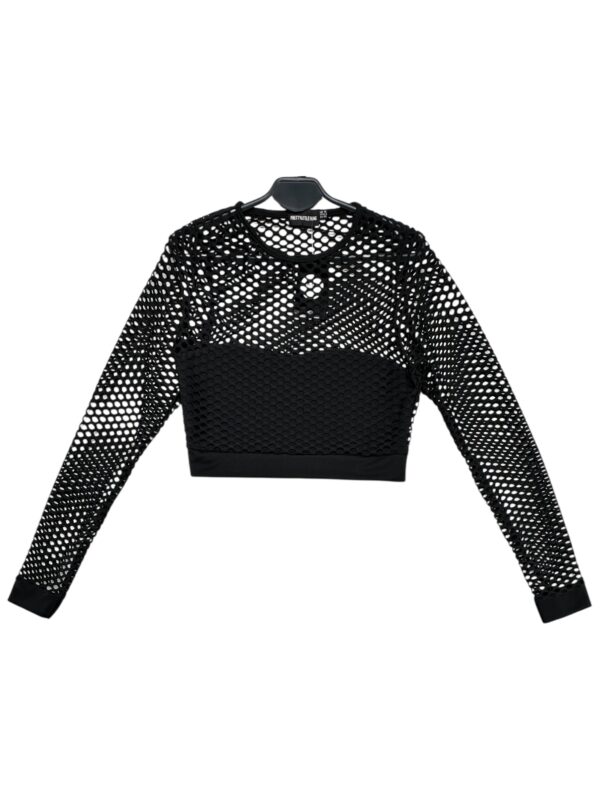 PRETTYLITTLETHING Bluzka Damska Czarna M