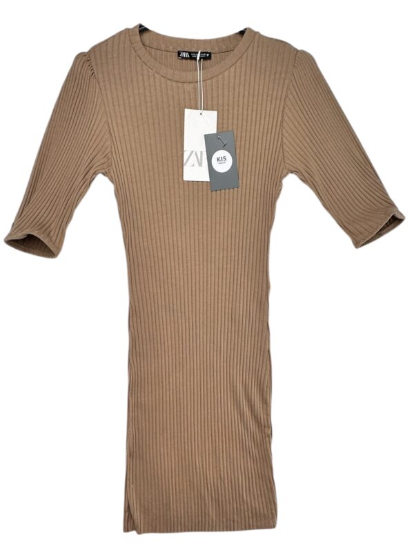 ZARA Sukienka Damska Beżowa S