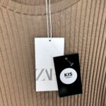 ZARA Sukienka Damska Beżowa S - zdjęcie 3