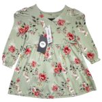 GEORGE Sukienka Dziecięca Zielona Kwiatowa 92 - zdjęcie 1