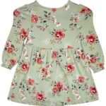 GEORGE Sukienka Dziecięca Zielona Kwiatowa 92 - zdjęcie 2