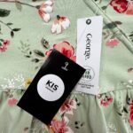 GEORGE Sukienka Dziecięca Zielona Kwiatowa 92 - zdjęcie 3