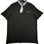 TAILOR & CUTTER Koszulka Męska Czarna XL - zdjęcie 1